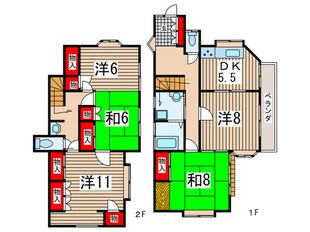 出澤様貸家の物件間取画像